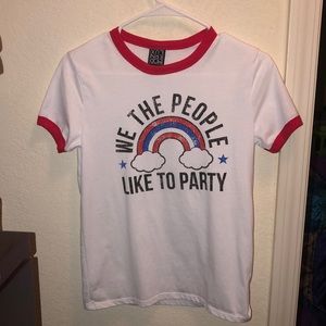 We the people like to party tee
